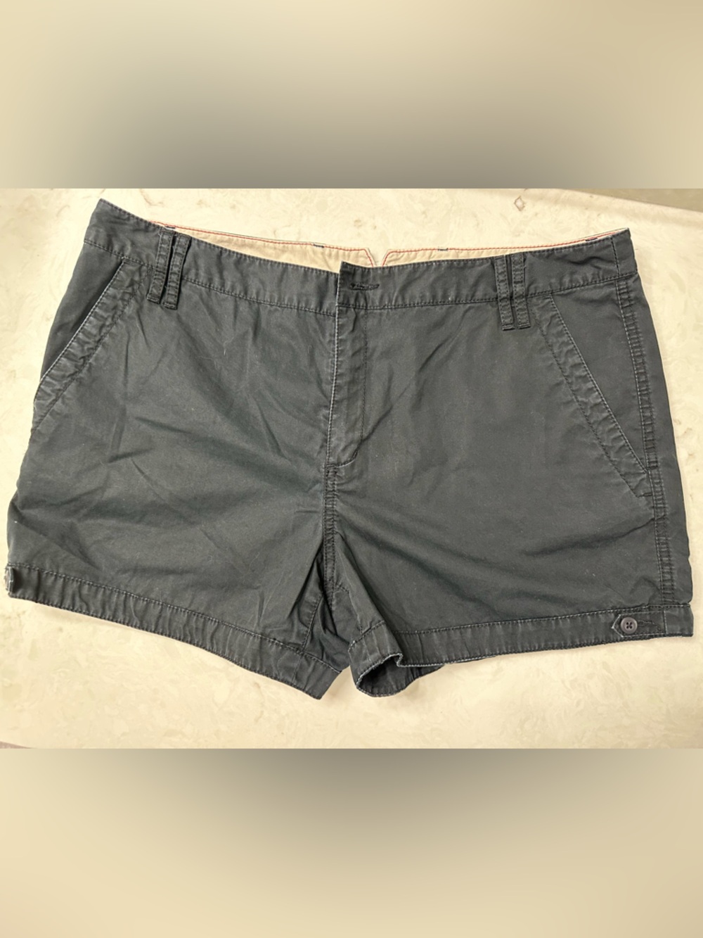 Banana Republic Dark Gray Women's Cotton Shorts, 14